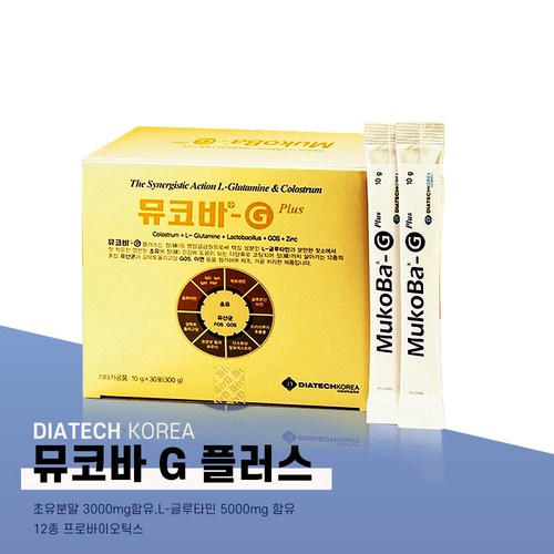 뮤코바 G 플러스 30포 초유 프리바이오틱스 추석특별세일가, 60g, 1개
