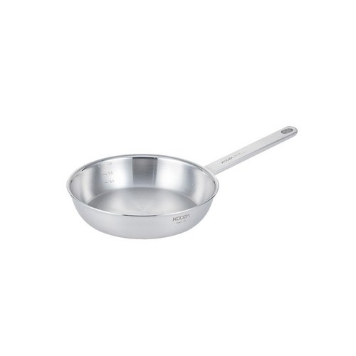 KOOZA 인덕션 통5중 커퍼코어 316 스텐 후라이팬 소테 팬, 22cm, 1개