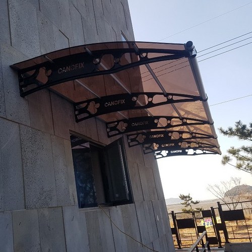 1870X2000 비가림차양 강화플라스틱 어닝 지붕재 처마넥산 렉산시공 조립식구조물, 블루, 블랙, 실버, 1개