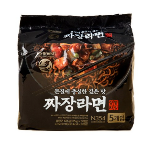 노브랜드짜장라면
