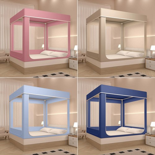 (모조리박)모기장 사생활보호 모기장 4컬러, 베이지, 1개