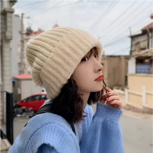 (3컬러) 하루백과 도톰 빅사이즈 비니