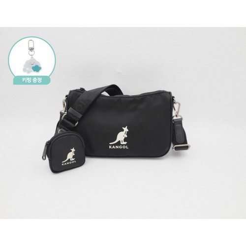 [백화점상품] 캉골 크로스백 데이 나일론 슬림 리플렉스 구름키링