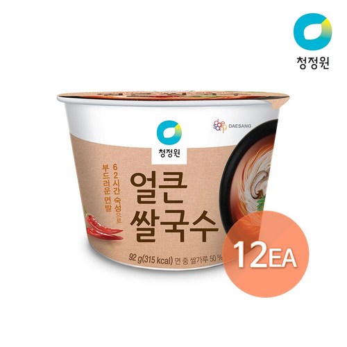 청정원쌀국수12개