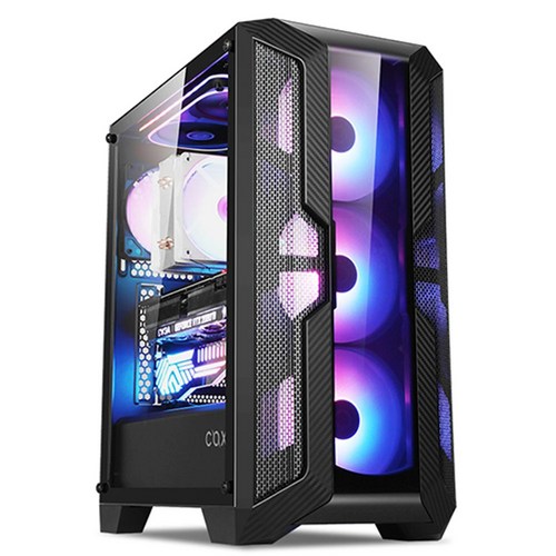 컴퓨터케이스 PC본체 (ATX) 미들타워 A6 울트라아크릴 강화유리