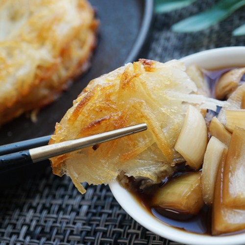 [그린피아] 100% 국내산 감자채전 바삭한 감자전 (500g), 100g, 5개