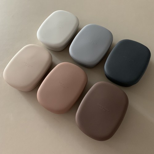 리브야 실리콘 도시락통, 차콜그레이, 1개