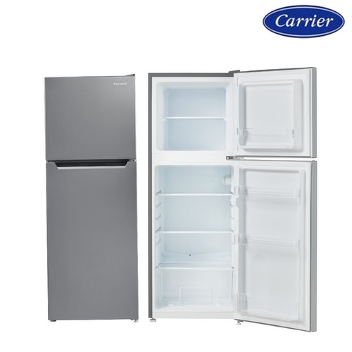 캐리어 클라윈드 슬림 138L 2도어 일반형 냉장고 방문설치, 실버, 실버, KRDT138SEM1