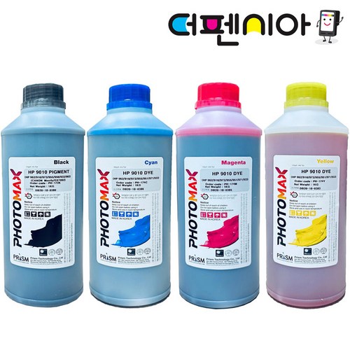 HP 무한잉크리필 OFFICEJET PRO HP6100 HP7610 HP7612 HP7720 HP7740 HP8100 HP8216 HP8600 HP8610 HP8710 HP9010, 1개, 검정