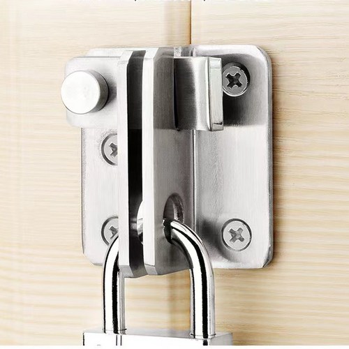 톡톡창고 미닫이 버클 잠금 문잠금 안전잠금 도난방지 걸쇠 자물쇠걸이 보안장치 빗장 수납장잠금, 1개, 오른쪽