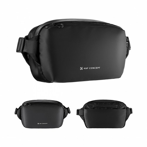 카메라 슬링백 캐논 소니 니콘 후지 미러리스 액션캠 알파 가방 올블랙 에디션 10L K&F CONCEPT, 1개