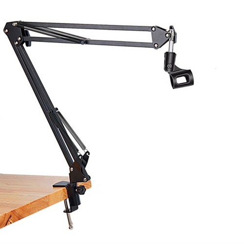 컴썸 탁상용 마이크 스탠드 거치대, D-H600+팝필터+쇼크마운트, 1개