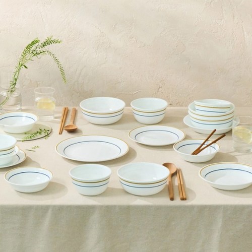 ****** 2인 신혼부부 디너 식기 세트 17P, 17개, 화이트