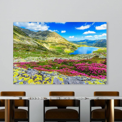 세잔느화실 백두산 천지 폭포수 풍수지리 인테리어 액자, (26x21cm)3호, 백두산천지1