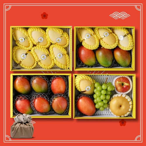 도도한식탁 사과 배 샤인머스켓 망고 애플망고 과일 프리미엄 가정용 선물용 직수입, 1세트, 3호 (애플망고6)