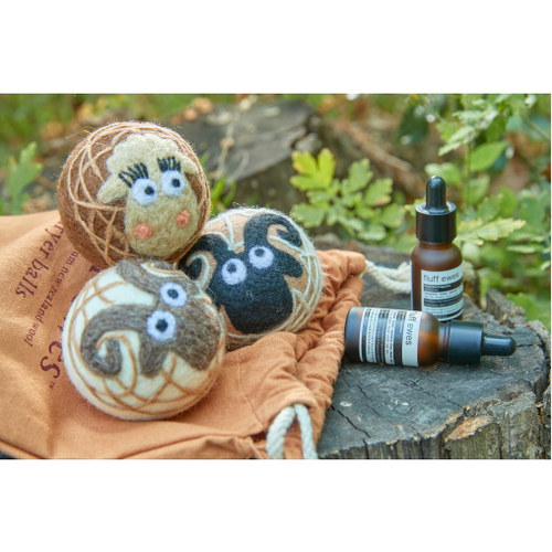 [단품] 양모볼3개 / 플러퓨스 울 드라이어볼 양모볼 건조기볼천연섬유유연제 세탁볼, 3개