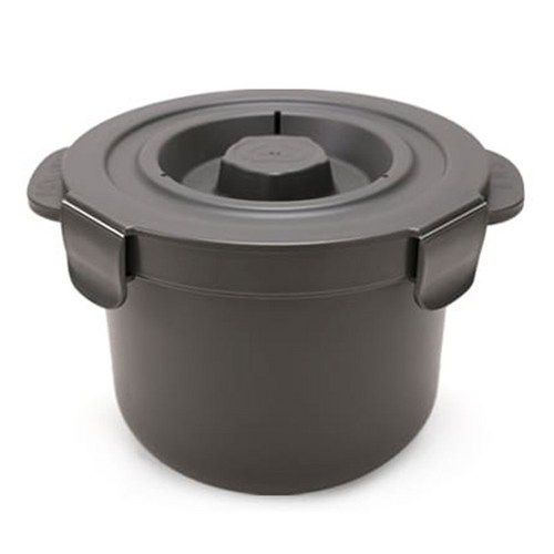 (홈쇼핑)전자레인지 저당밥솥 다이어트 저칼로리 캠핑밥솥, 진회색