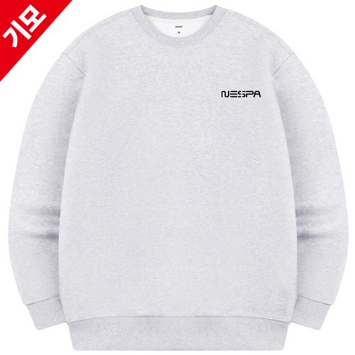 서프런던 쏘폰트 오버핏 빅사이즈 기모 맨투맨 ZJMD_0002