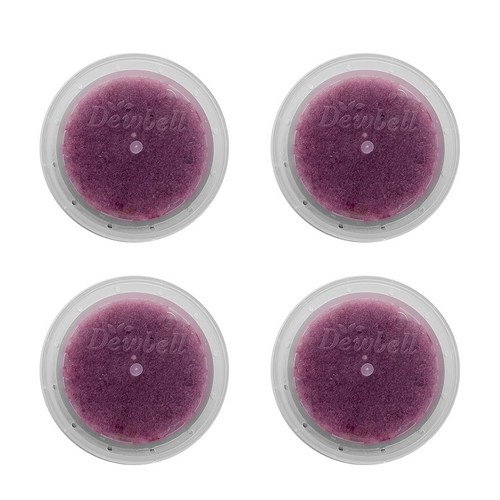 듀벨 여행용샤워기 교체용 헤드필터 4개, 라벤더, 1세트