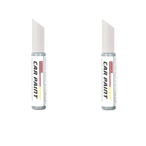 기아자동차용 카페인트 붓펜 UD ID 크리어화이트 + 투명마감제 2개1세트 차량용 도색 터치업 흠집, 1개