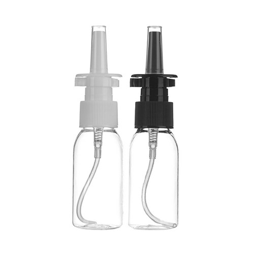 [묶음 1-10개] 코스프레이용기 20ml 30ml 50ml 60ml 75ml 80ml 100ml 코분무기 허브스프레이공병, 10개, 30ml투명 검정캡