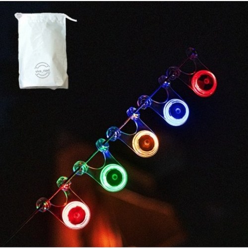 비바로드 LED 스트링가드 캠핑 감성조명 혼합 25개 세트 전용 파우치포함, 혼합색상