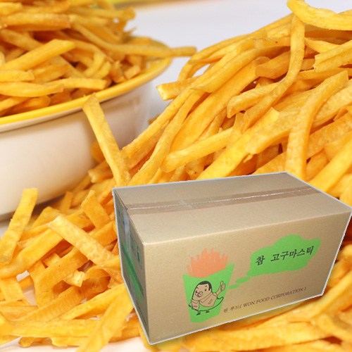 [가온애] 간식 안주 옛날과자 / 대용량 고구마스틱, (5kg), 1박스 - 고구마 스틱 추천