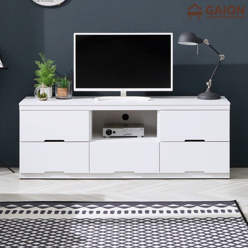가이온 이든 1500 2단 거실장, 화이트