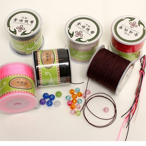 조은 매듭실 매듭줄 매듭끈 전통매듭 100m, 매듭줄0.8mm-그레이-100m, 0, 1개