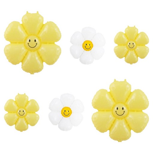 파티공구 데이지 스마일 꽃풍선 세트