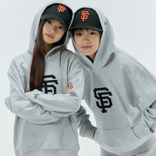 뉴에라 아동용 MLB 빅로고 후디 샌프란시스코 자이언츠