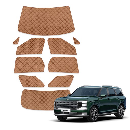 루젠 디 올 뉴 팰리세이드 LX3 차박커튼 캠핑 암막 햇빛가리개