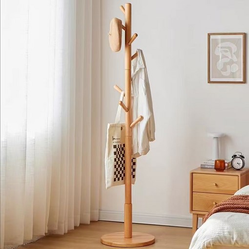 스피드박스 원목 스탠드 옷걸이 행거 원판형 38172cm