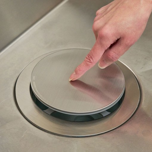 싱크대 배수구 커버 싱크대 하수구 냄새 차단 팝업 덮개 대구경, 싱크대팝업 대구경 스테인리스, 4개