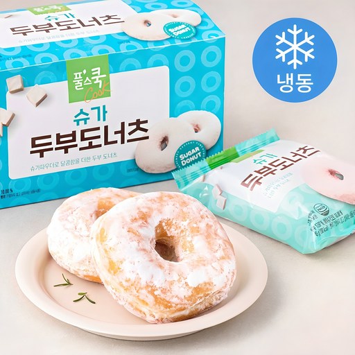 풀스쿡 슈가 두부 도너츠 (냉동)