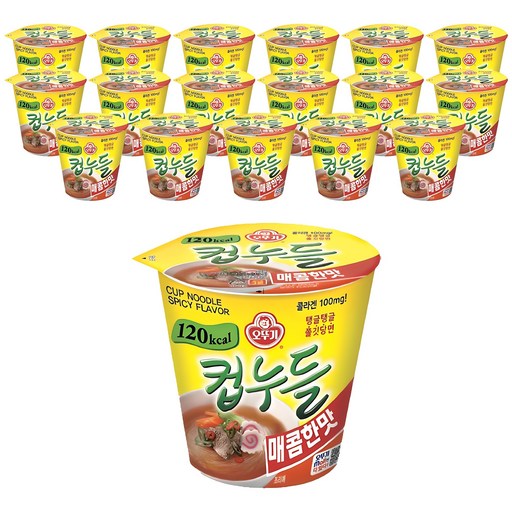 오뚜기 컵누들 매콤한맛 37.8g