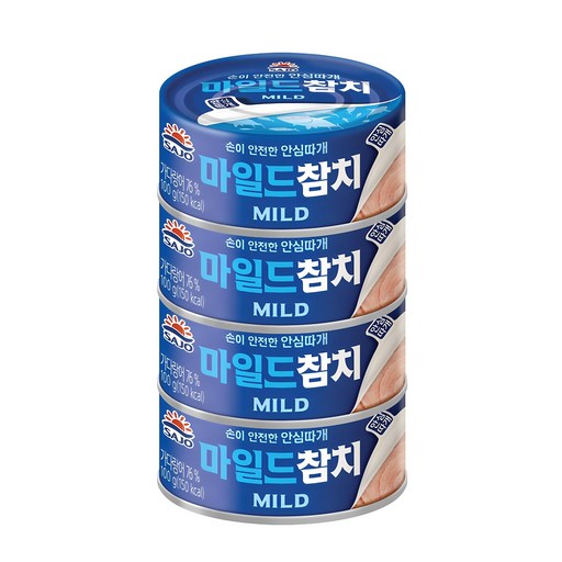 사조참치 마일드 참치 안심따개