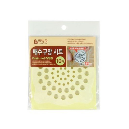 비엘코리아 배수구망 시트 원형 12cm