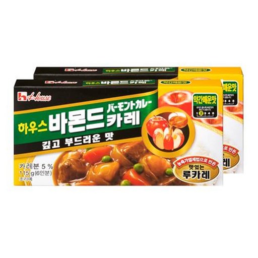 하우스 바몬드 카레 약간매운맛