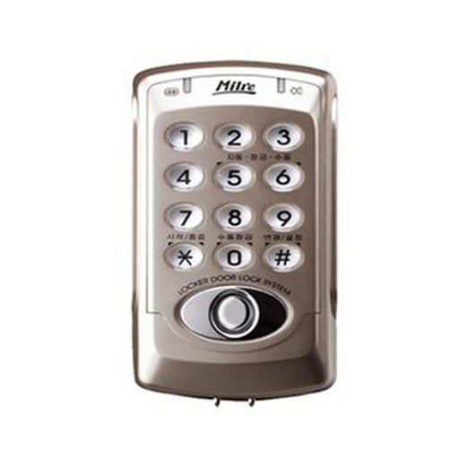 밀레 MI-1200 락커키 번호키 디지털보조키 손잡이 없음 도어락 도어락