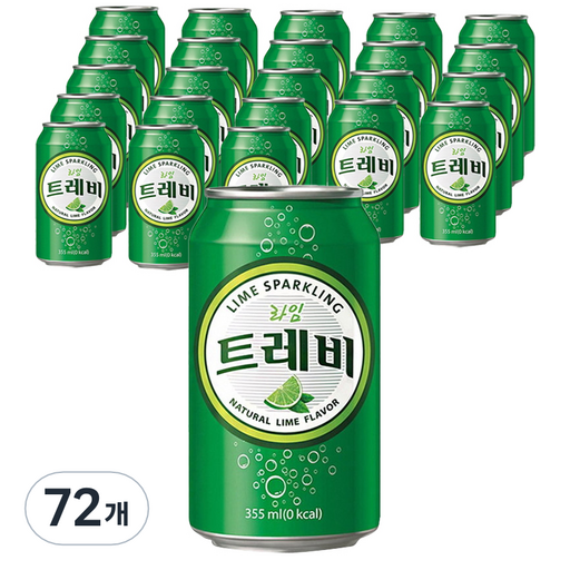 트레비 롯데 라임 355ml