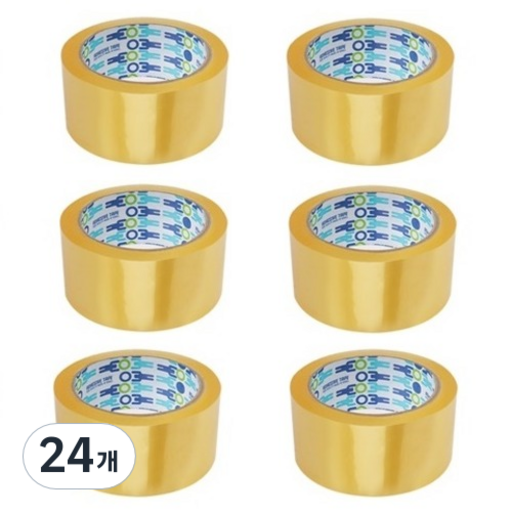 경포장 박스테이프 투명 57㎛ x 48mm x 80m