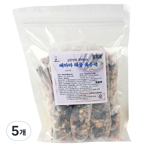 배마마 해물 육수팩 10p