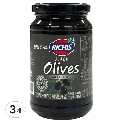 리치스 블랙올리브 병