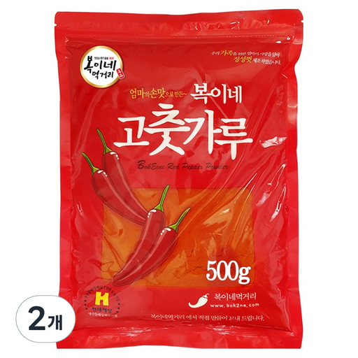 복이네먹거리 중국산 고춧가루 보통맛 떡볶이 소스용