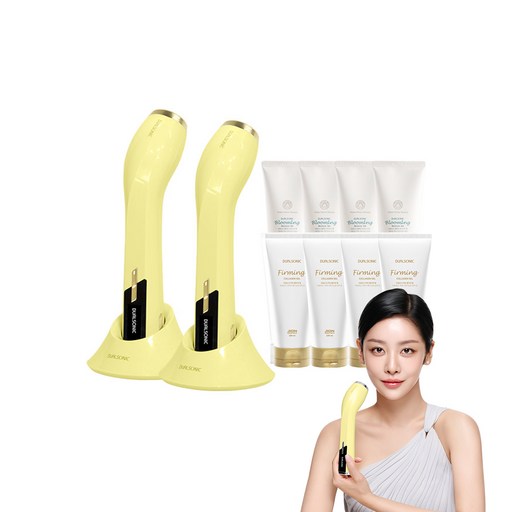 듀얼소닉 맥시멈 본품 2개 (사은품) 블루밍젤 4p+콜라겐젤 4p