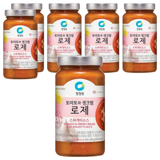 청정원 토마토와생크림 로제 스파게티소스