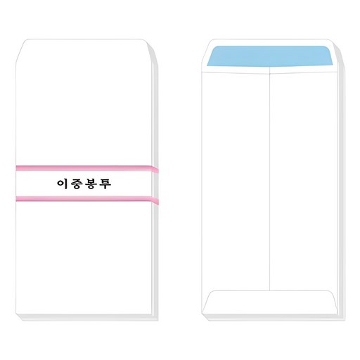 봉투를만드는사람들 이중 규격 봉투 100p