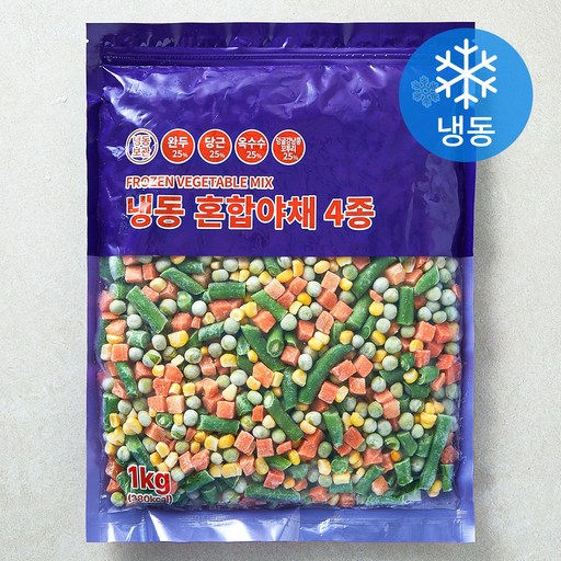 혼합야채 4종 세트 (냉동)