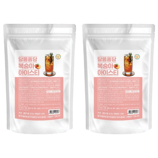 달콤퐁당 복숭아 아이스티 파우더